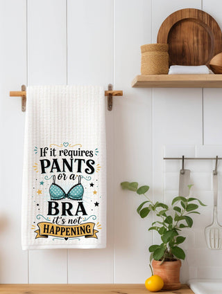 We don't skinny dip We chunky dunk... | Funny Age Kitchen Towel