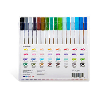 Twin-Tip™ Brush & Fine Line Pens - Water-Based Ink - 32 Colors