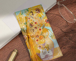 Metal Cutout Bookmark Van Gogh Inspired Elegant Gift