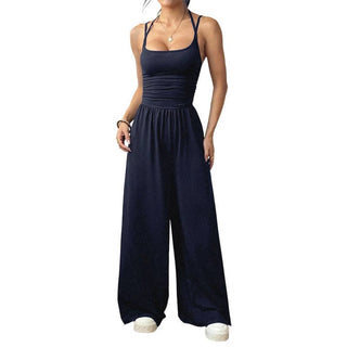 Casual Wide Leg Loose Jumpsuit