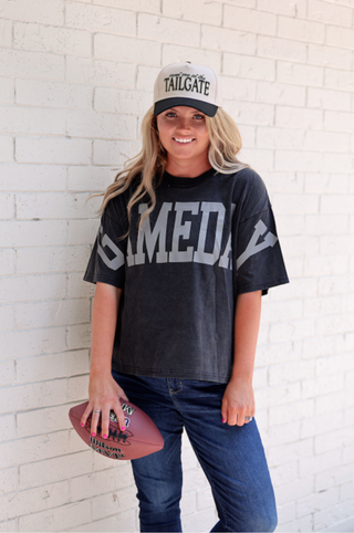 GAMEDAY (Midnight) - Home Team Mineral Wash Tee - S/S
