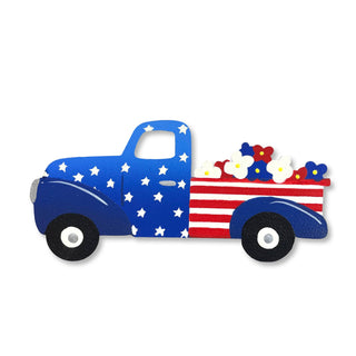 Patriotic Truck Magnet, Stars and Stripes Decor