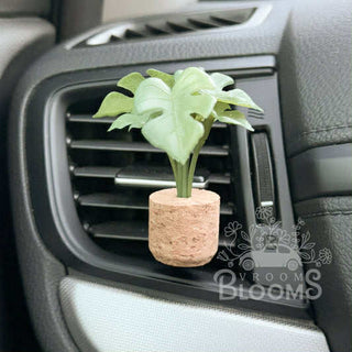 Monstera Plant Vent Clip Car Air Freshener (Reusable)