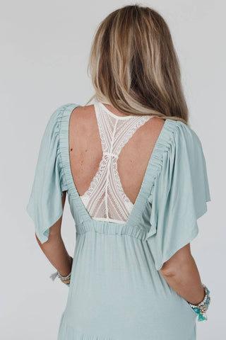 Ivory Seamless Lace Racerback Bralette