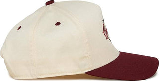 2-Tone Embroidered Cap - Good Time Not a Long Time -Burgundy