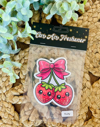 Strawberry Cherries Air Freshener