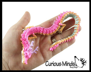 3D Printed Large 12" Dragon Wiggle Articulated Jointed M