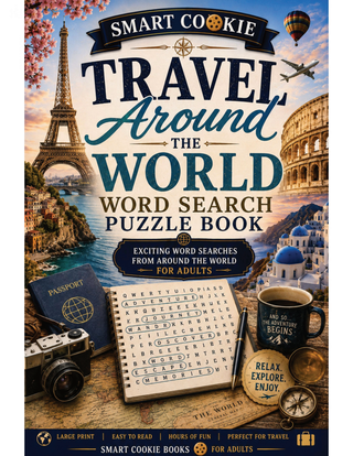 Travel Around The World Word Search Puzzle Book