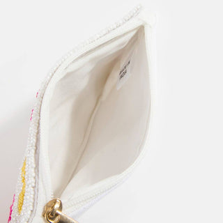Book Person Colorful Beaded Coin Purse