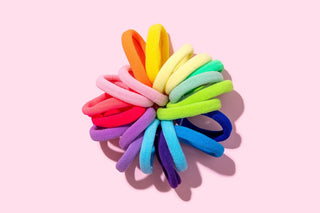 Colorful Hair Ties - Set of 20