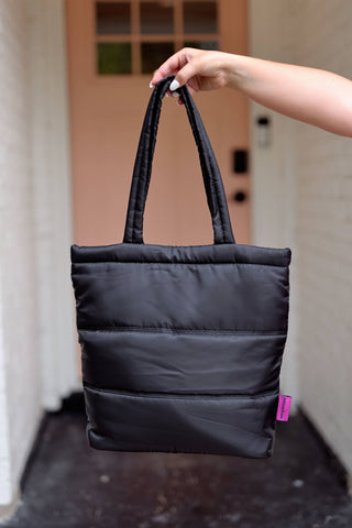 Carry All Puffer Tote (Midnight)
