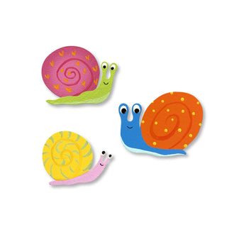 Garden Snail Magnets S/3, Cute Spring Decor