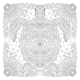 My Ocean Mandala Coloring Book by Marica Zottino