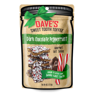 Dark Chocolate Peppermint Toffee
