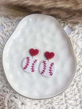 Baseball Earrings