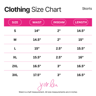 Spring Happy Blooms Skort