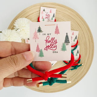 Christmas Hair Tie Stocking Stuffers