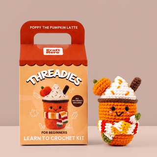 Fall Crochet Kit for Beginners | Pumpkin Spice Latte | DIY