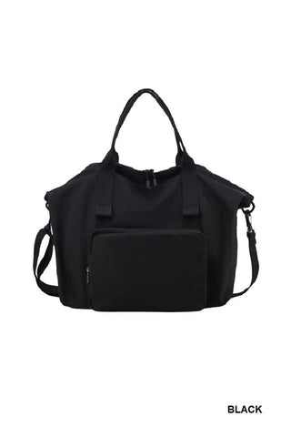 Packable Folding Duffle Tote Bag