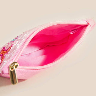 Vacay Money Seed Beaded Coin Purse
