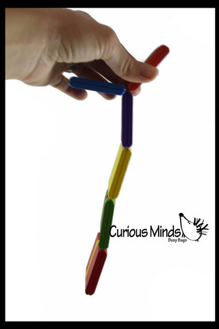 Ladder Click Clack Fidget Toy - Classic Wooden Opt