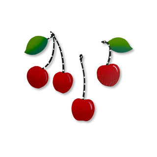 Cherry Magnets S/3, Summer Fruit Decor