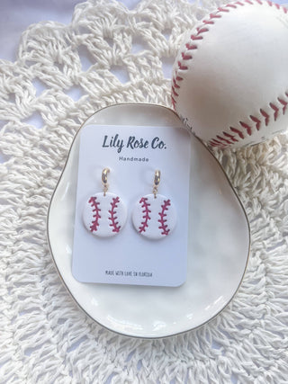 Baseball Earrings