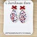 Patriotic stars dangle teardrop earrings, everyday wear earrings, 4th of July earrings, red, white and blue star earrings, summer earrings