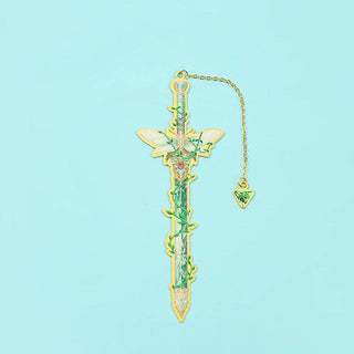 Metal Bookmark Eternal Sword Design With Tassel Anime