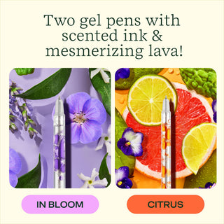 Scented Lava Pen 2PK Purple/Orange