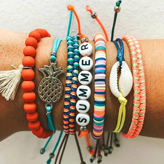 🌼Boho 7 Piece Summer Bracelet Set