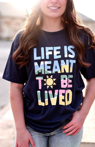 Life Is Meant To Be Lived (Athletic Navy)