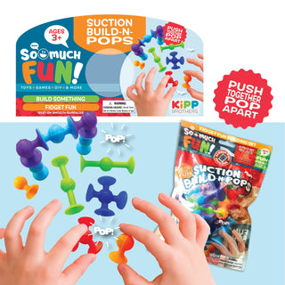 So Much Fun! Suction Build-N-Pop Toy - 12/Pack