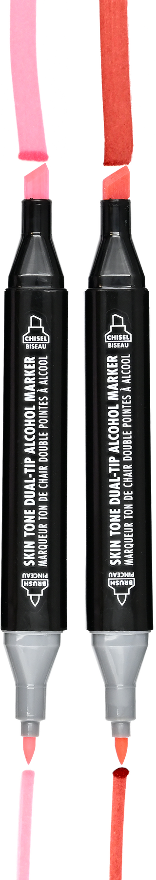 Studio Series Dual-Tip Skin Tone Alcohol Markers (Set of 18 colors)