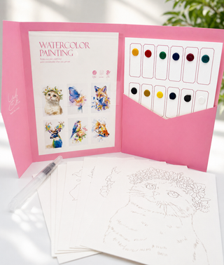 Watercolor Painting Kit- All in One Creative Kit 