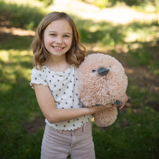 Soft Fluff Ball Fluffees Platypus Plushie