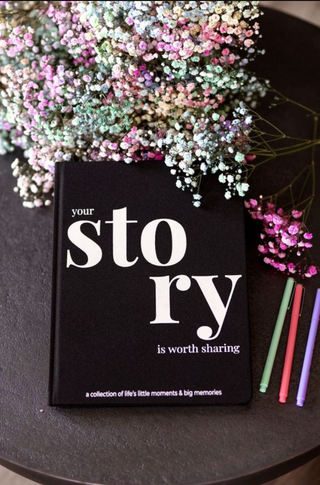Your Story is Worth Sharing - Coffee Table Journal Keepsake
