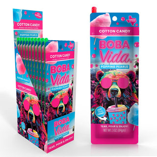 BobaVida Popping Boba -Super Cotton Candy, 10ct