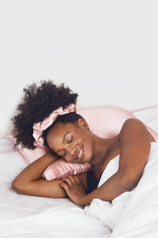 Satin Pillowcase in Blush
