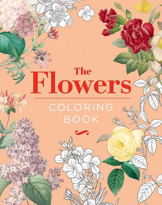 Flowers Coloring Book by Peter Gray