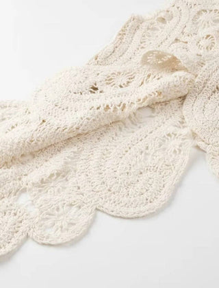 Asymmetrical Lace Sleeveless Top