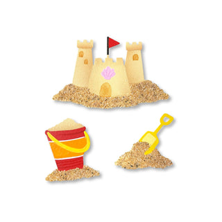 Fun in the Sand Magnets S/3, Summer Beachy Decor
