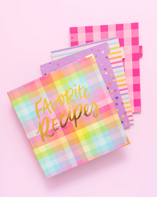 Recipe Binder w/ Tabs