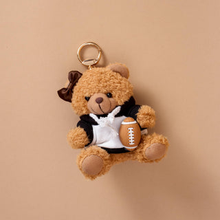 Teddy Bear Bag Charm-Touchdown Teddy