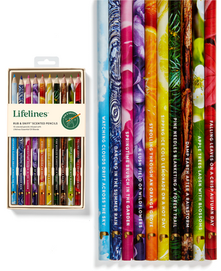 Lifelines Rub & Sniff™ Scented Colored Pencils - 10-pack
