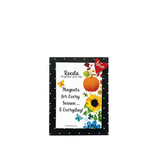 Easel w/ Kickstand, Black w/ White Dots, Magnetic Home Decor