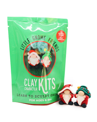 Gnome Buddies DIY Polymer Clay Kit | Christmas Craft Kit