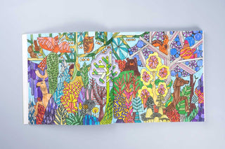 Woodland Kingdom Coloring Book by Toshiyuki Fukuda by Toshiyuki Fukuda