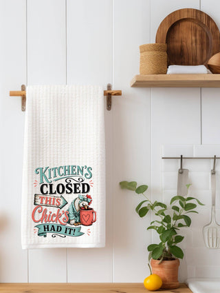 Kitchen Closed | Funny Chicken Kitchen Towel
