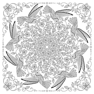 My Bird Mandala Coloring Book by Marica Zottino